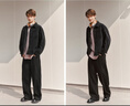 森馬（Semir）牛仔外套男25秋復(fù)古水洗輕工裝夾克小寬松上衣中性款109125108113 曬單實(shí)拍圖