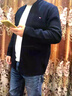 nasawassup官方正品牌奢侈男士高端針織開(kāi)衫外套秋季新款中年純色休閑外套男 高檔黑色【現貨速達】 XL (建議140-160斤) 曬單實(shí)拍圖