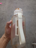cica噸頓桶噸運動(dòng)水壺大容量水杯男女士耐高溫tritan茶水分離大肚杯夏 （加長(cháng)茶倉+帶刻度）米色 1300ml 曬單實(shí)拍圖