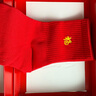 貓人（MiiOW）【25新款福袋禮盒】大紅女士?jì)妊澟久?0A抑菌莫代爾內褲襪子 曬單實(shí)拍圖