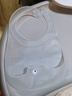 babycare寶寶吃飯圍兜輔食飯兜防水硅膠嬰兒兒童圍嘴口水兜巾【超輕3D】 曬單實(shí)拍圖