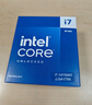 英特爾（Intel）i7-14700KF 酷睿14代 處理器 20核28線(xiàn)程 五年質(zhì)保 盒裝臺式機CPU 游戲辦公剪輯 曬單實(shí)拍圖
