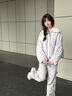 森馬（Semir）羽絨服女插肩袖可脫卸毛領(lǐng)2025新款冬季oversize花苞外套復古 紫色調（白鴨絨）00377（特寬松介意可拍小一碼） S 曬單實(shí)拍圖