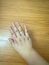 DRAGBOLL鉑金六爪莫桑鉆戒指純銀鉆戒紀(jì)念日求婚結(jié)婚婚戒送女友生日禮物 1克拉鉆戒-開口 曬單實(shí)拍圖
