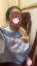 G.DUCKKIDS小黃鴨愛莎公主衣服女童套裝春秋2025新款兒童艾莎冰雪奇緣兩件套 藍 120 cm 曬單實拍圖