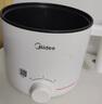 美的（Midea）電煮鍋 電熱鍋 小電鍋 宿舍小鍋 學(xué)生寢室一體泡面小火鍋多功能鍋 XZE1612 1.7L【國家補貼】 曬單實拍圖