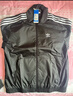 adidas休閑簡(jiǎn)約三條紋梭織立領(lǐng)夾克外套男裝秋季阿迪達斯三葉草   黑色 (偏小，推薦買(mǎi)大1碼)   XL 曬單實(shí)拍圖