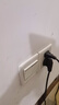NVC雷士電工 開(kāi)關(guān)插座 六類(lèi)電腦插座 86型暗裝網(wǎng)絡(luò )面板 N25香檳金 曬單實(shí)拍圖