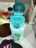 UZSPACE優(yōu)之兒童吸管保溫杯學(xué)生上學(xué)運動(dòng)便攜直飲水杯食品級316雙蓋水壺 湖水綠（雙蓋保溫杯）550ML 曬單實(shí)拍圖