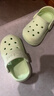 牧童兒童拖鞋夏男寶寶洞洞鞋軟底女童卡通洗澡嬰幼兒家居鞋奶龍綠140 曬單實(shí)拍圖