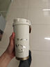 SZTAA保溫杯咖啡杯316不銹鋼陶瓷男女士吸管杯便攜車載水杯茶水分離杯 白色520ml咖啡杯 曬單實拍圖