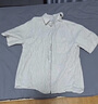 森馬（Semir）短袖襯衫男復(fù)古條紋襯衣2025夏季外套肌理感109325104203 曬單實(shí)拍圖