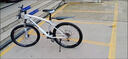 GDTR自行車(chē)成人用山地車(chē)公路賽車(chē)單車(chē)變速超輕越野中學(xué)生青少年腳踏車(chē) 尊享版-輻條輪-白色 24寸21速 曬單實(shí)拍圖