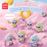 名創(chuàng)優(yōu)品（MINISO）迪士尼史迪奇再困也要吃一口搪膠毛絨盲盒手辦玩具擺件生日禮物 曬單實(shí)拍圖