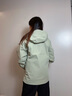 鴨鴨（YAYA）冰殼系列沖鋒衣羽絨服男女同款2025新款戶(hù)外防風(fēng)防水保暖外套 波影藍色 L (175) 曬單實(shí)拍圖
