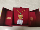 六福珠寶七夕禮物 黃金鳳冠一冠鳳霓手工點(diǎn)羽珍珠足金吊墜 計(jì)價(jià) 約20.25克 曬單實(shí)拍圖