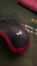 羅技（Logitech）M186無線鼠標辦公對稱鼠標辦公輕音便攜筆記本臺式電腦光電鼠標商務(wù)帶2.4g接收器辦公用品WF13B M186 黑色紅邊【包裝升級】無線 曬單實拍圖
