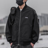 JEEP吉普軍綠夾克男士休閑工裝外套2025年秋季新款棒球服領上衣男 黑色 XL 曬單實拍圖
