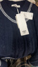 森馬（Semir）森柔|毛衣女冬季絞花提花寬松V領(lǐng)上衣慵懶風(fēng)疊穿毛衫101724107031 曬單實(shí)拍圖