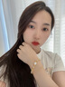 唯一（Winy）一輩子和田玉銀手鏈女生日七夕情人節禮物送女朋友老婆首飾 曬單實(shí)拍圖