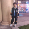迪士尼男童春裝套裝2025新款中大兒童裝春秋款帥氣炸街棒球服洋氣兩件套 綠 五星棒球服套裝 110 建議身高103厘米 曬單實(shí)拍圖