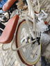 飛鴿（FLYING PIGEON）自行車(chē)成人通勤車(chē)自行車(chē)學(xué)生單車(chē)成人自行車(chē)通勤自行車(chē)女士自行車(chē) 豪華奶油米|6速|(zhì)一體輪+禮包 24寸適合150-170cm 曬單實(shí)拍圖