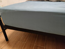 1號會員店（One's Member） 50支A類純棉床笠 普魯士藍 1.5米床 150*200+30cm 曬單實拍圖