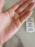 縱橫金業(yè)足金999  黃金轉運珠 金珠子  1克 單顆 散珠 手串diy 1克  轉運珠 曬單實(shí)拍圖
