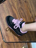 彪馬（PUMA）【面包鞋】復古黑粉色甜酷滑板鞋女厚底運動(dòng)鞋PARK402514 黑色-新婚粉-02 38 曬單實(shí)拍圖