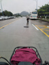 雨航（YUHANG）電動車雨衣雨披單人男女成人電瓶車加大加厚防暴雨雨披 藏青色 曬單實拍圖