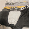 【爆款純棉必屯】hello男士?jì)妊澞兴慕瞧浇茄澮志鷄類(lèi)感舒適不勒 淺灰色 1條 2XL 曬單實(shí)拍圖