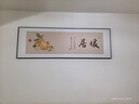 曼遇青絲新中式客廳裝飾畫(huà)沙發(fā)背景墻掛畫(huà)茶室禪意書(shū)法壁畫(huà)辦公室書(shū)房字畫(huà) M-HS107【暖居】 180*60cm【推薦2.3米左右墻面】 典雅鋁合黑框+高級手工鎏金款 曬單實(shí)拍圖