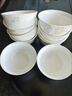 胖東來(lái)景德鎮陶瓷碗家用中式洋氣碗盤(pán)套裝餐具易清洗高顏值飯碗 傾城 4.5英寸金鐘碗10個(gè)(加送2個(gè)) 曬單實(shí)拍圖