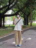 AJMG經(jīng)典板鞋男女款專柜正品藍色運動休閑鞋2025新款三杠百搭阿甘鞋 官網(wǎng)正品-藍白絨面（專柜版） 42 曬單實拍圖