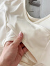 范斯蒂克帶胸墊瑜伽服女套裝新款短袖上衣高級(jí)感運(yùn)動(dòng)健身普拉提訓(xùn)練服 白色短袖上衣固定杯胸墊 M建議體重100115斤 均碼 曬單實(shí)拍圖