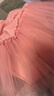 智友伴兒童演出服女童舞蹈服蓬蓬裙公主裙芭蕾裙粉色短袖紗裙 Z7704粉色 120cm（適合身高110-120cm） 曬單實拍圖