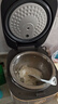 蘇泊爾（SUPOR）0涂層球釜電飯煲IH無涂層4L大容量316L不銹鋼家用多功能智能1-8人電飯鍋SF40HC2984 曬單實(shí)拍圖