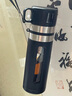 RICH YOUR HOME德國品質(zhì)茶水分離杯大容量耐高溫新款玻璃水杯便攜防摔男女通用 550ml玄英黑[手柄式喝水蓋] 曬單實拍圖