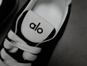 ALO Sunset 新款女士運動(dòng)休閑鞋絨面革簡(jiǎn)約低幫薄底運動(dòng)鞋德訓鞋情侶 黑色 35 曬單實(shí)拍圖