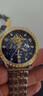 歐品客瑞士認證品牌手表男滿(mǎn)天星機械表全自動(dòng)男士手表夜光防水高檔男表 升級加強版-鉆圈間藍-終身保 曬單實(shí)拍圖
