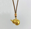 中國黃金（CHINA GOLD）黃金葫蘆吊墜花絲金葫蘆項鏈掛墜新款生日情人節禮物送男女友老婆 其他克重聯(lián)系客服 曬單實(shí)拍圖