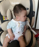 貝倍適（BAYBETSS）兒童安全座椅汽車用0-4-12歲寶寶360度旋轉(zhuǎn)嬰兒車載坐椅ISOFIX 米灰色【遮陽棚+上拉帶+側(cè)保護(hù)】 曬單實拍圖