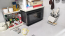 美的（Midea）微碳系列 下拉門微波爐 附烤箱功能 殺菌家用 800w變頻 光波速熱（PC20M5T） 曬單實拍圖