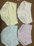 紅豆內(nèi)褲女純棉抑菌襠女士內(nèi)褲棉氨中腰三角褲4條裝 組合一165 曬單實(shí)拍圖