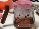 津盼玻璃泡茶壺茶水分離耐高溫家用創(chuàng  )意高硼硅過(guò)濾泡茶器單壺功夫茶具 變色梅花茶壺 600ml 曬單實(shí)拍圖