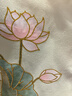 國風(fēng)金邊荷花蓮花燙畫(huà)圖案T恤衣服貼花熱轉印貼荷葉帆布包圖案貼 粉蓮吐蕊 MJ37 (4) 曬單實(shí)拍圖