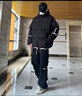 棉衣男秋冬季簡(jiǎn)約加厚保暖棉服男士防風(fēng)防寒外套高端棉襖面包服男 黑色 L （建議125-140斤） 曬單實(shí)拍圖