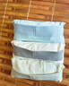 英氏（YEEHOO）無(wú)痕桑蠶絲7A抗菌兒童平角內褲男女童四角內褲打底褲中大童不夾PP 【桑蠶絲】7A抗菌/男款/灰藍組 3條 160 cm 曬單實(shí)拍圖