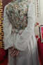 LULUALWAYS【商場同款】25新款端莊溫婉氣質(zhì)不規(guī)則蕾絲連衣裙 卡其色 S 曬單實拍圖