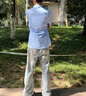 羅蒙純色工裝長(zhǎng)袖襯衫男士春夏款商務(wù)休閑翻領(lǐng)職業(yè)易打理襯衣男裝上衣 藍(lán)色【無(wú)口袋】 44 曬單實(shí)拍圖
